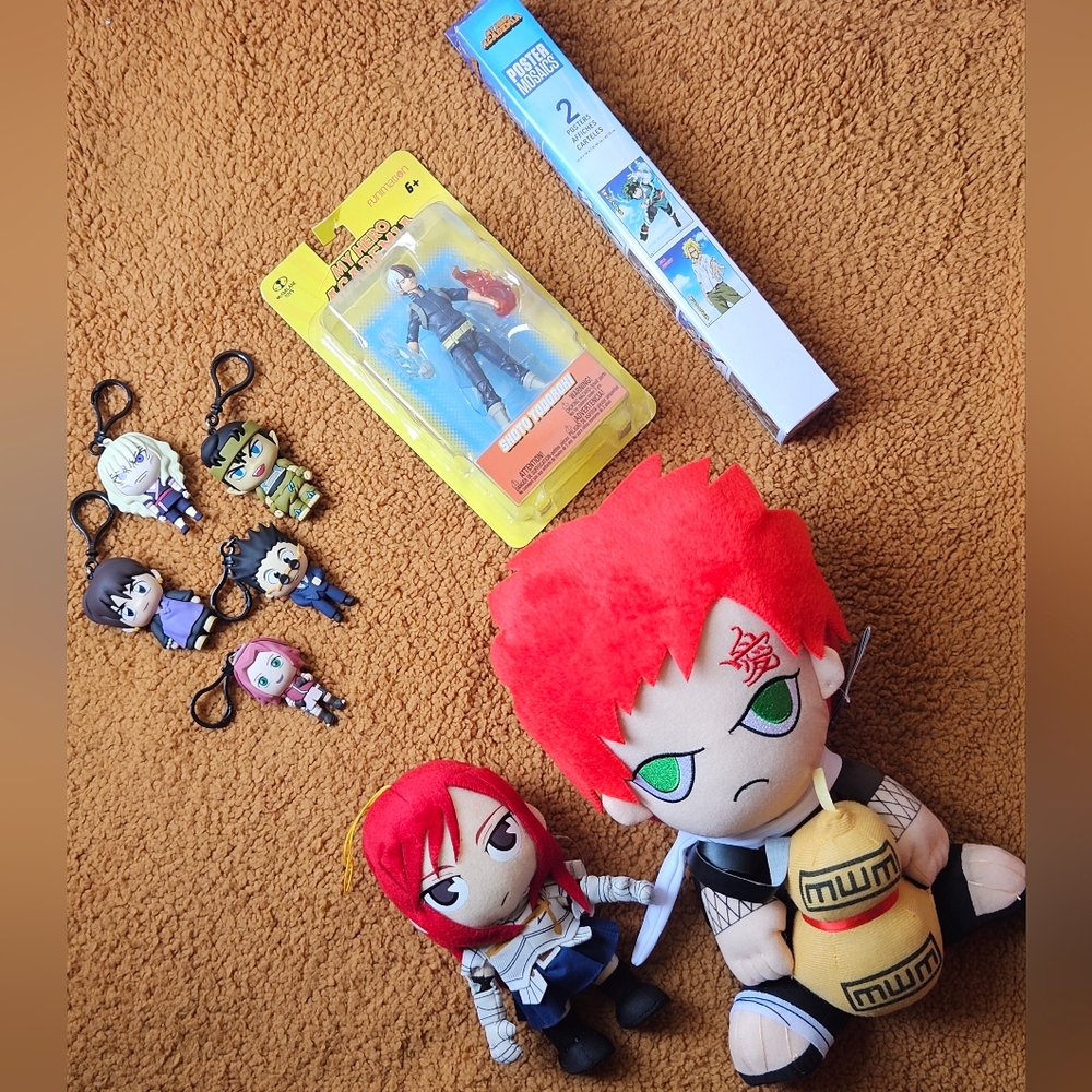 Anime Merch Assortment +2 Freebies